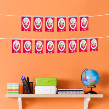 Orta İpli Bayrak 40li -Atatürk- Orta İpli Bayrak 40li -Atatürk-