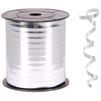 Metalik Rafya 8mm 200 Metre -Gümüş- Metalik Rafya 8mm 200 Metre -Gümüş-