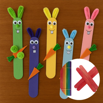 Dondurma Çubuğu 15cm 50li -Renkli- Dondurma Çubuğu 15cm 50li -Renkli-