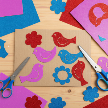 Elişi Kağıdı 10lu A4 80gr Simli -ELS03- Elişi Kağıdı 10lu A4 80gr Simli -ELS03-