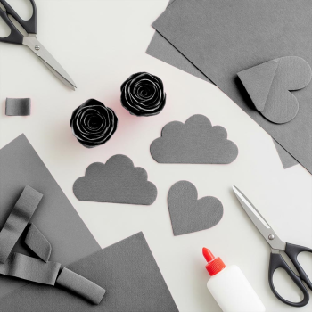 Krapon Kağıdı 10lu 50x200 -Gri-