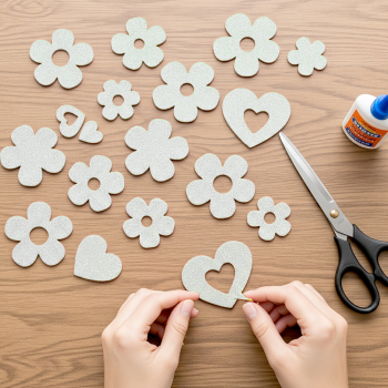 A4 Eva Tabaka 10lu -Simli Beyaz- A4 Eva Tabaka 10lu -Simli Beyaz-