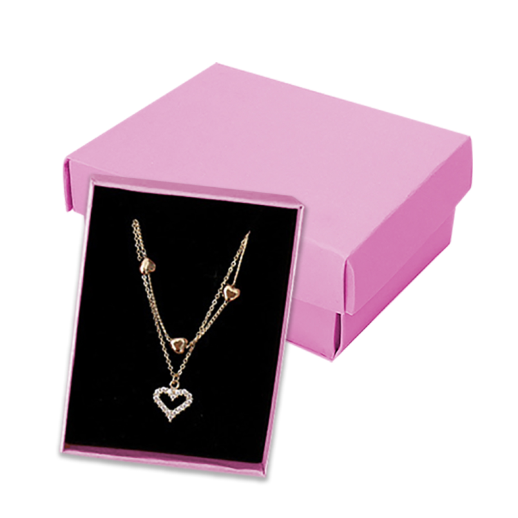 No:2 Kolye Kutusu 24lü -Pembe-