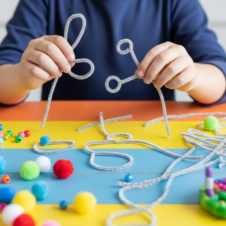 Şönil 30cm Simli 15li Snlsm30 -Karışık- Şönil 30cm Simli 15li Snlsm30 -Karışık-