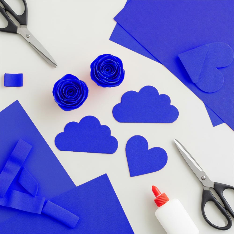 Krapon Kağıdı 10lu 50x200 -Lacivert- Krapon Kağıdı 10lu 50x200 -Lacivert-