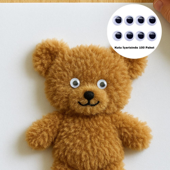 Oynar Göz 8mm Küçük Boy 100lü Oynar Göz 8mm Küçük Boy 100lü