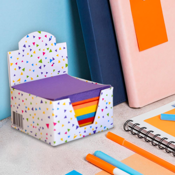 Küp Blok Not 8x8 -Renkli-