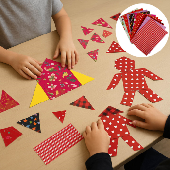 Desenli Elişi Kağıdı 10lu A4 Desenli Elişi Kağıdı 10lu A4