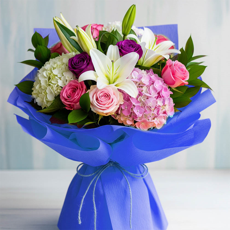 Çiçekçi Krep Kağıdı 180gr -Mavi- Çiçekçi Krep Kağıdı 180gr -Mavi-