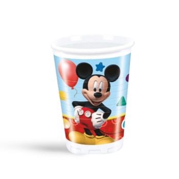 Playful Mickey Plastik Bardak 200ml 8li Playful Mickey Plastik Bardak 200ml 8li
