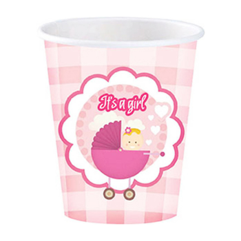 Karton Bardak Roll Up 8li -Kız Bebek- Karton Bardak Roll Up 8li -Kız Bebek-