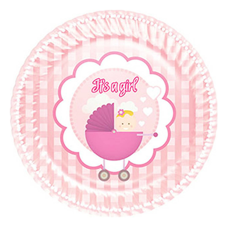 Karton Tabak Roll Up 8li -Kız Bebek- Karton Tabak Roll Up 8li -Kız Bebek-