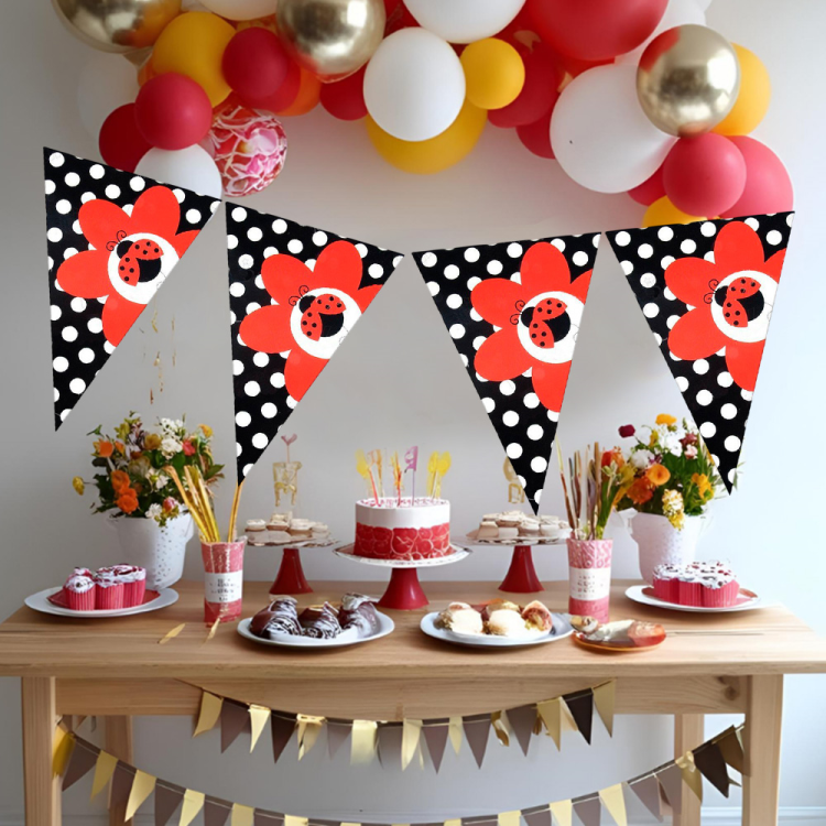 Üçgen Flama FLM004 -Uğur Böceği- Üçgen Flama FLM004 -Uğur Böceği-