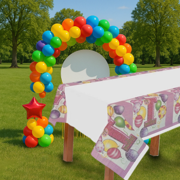 Masa Örtüsü 137*180cm -1 Yaş Pembe-