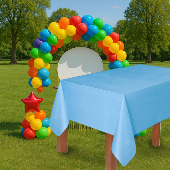 Masa Örtüsü 137*270cm 30mik.-Mavi-