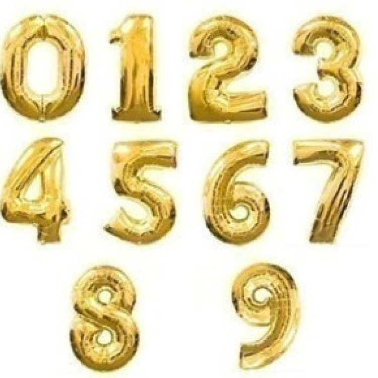 BLN203 Rakam Folyo Balon 40