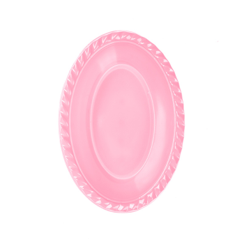 Plastik Oval Kase 8li -Pembe- Plastik Oval Kase 8li -Pembe-