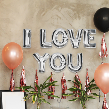 18" Folyo Balon Yazı Seti -I Love You- 18" Folyo Balon Yazı Seti -I Love You-