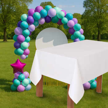 Masa Örtüsü 137*270cm 30mik -Beyaz-