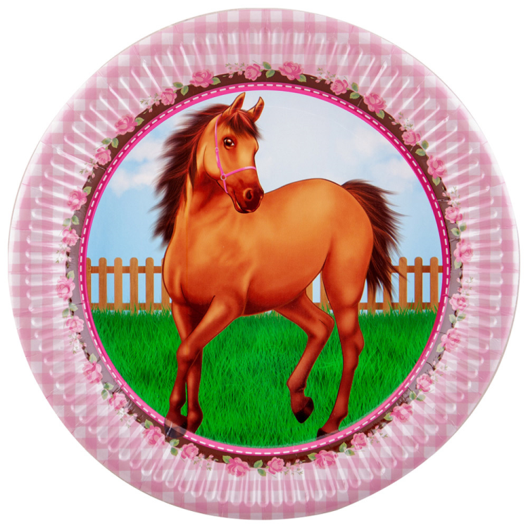 Karton Tabak 8li Sevimli At Karton Tabak 8li Sevimli At