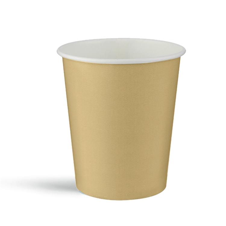 Karton Bardak 8oz 8li -Altın- Karton Bardak 8oz 8li -Altın-