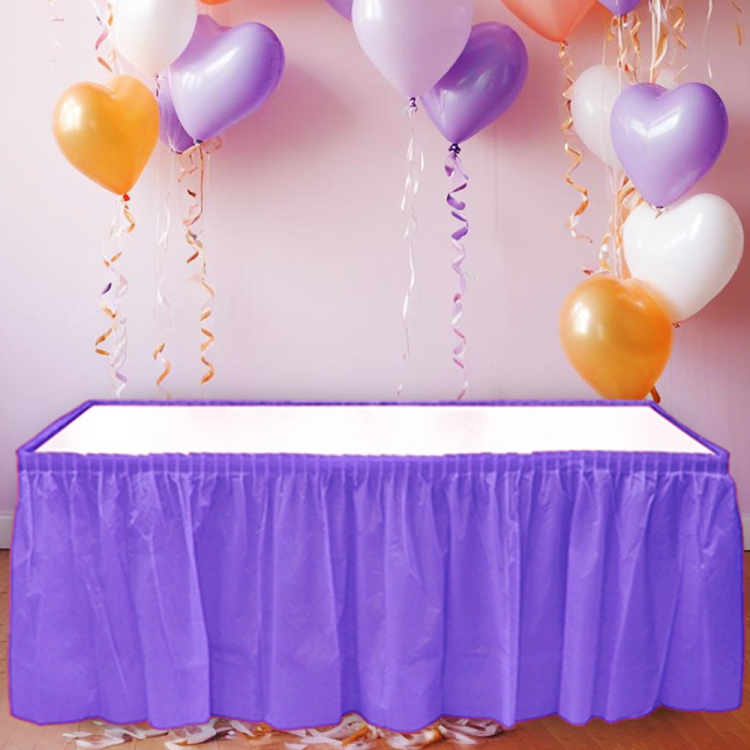 Masa Eteği 75*426cm -Mor- Masa Eteği 75*426cm -Mor-