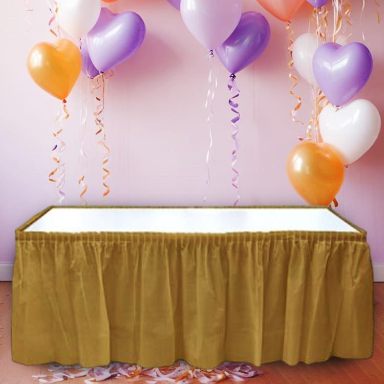 Masa Eteği 75*426cm -Altın- Masa Eteği 75*426cm -Altın-