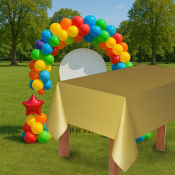 Masa Örtüsü 137*270cm 30mik -Altın-