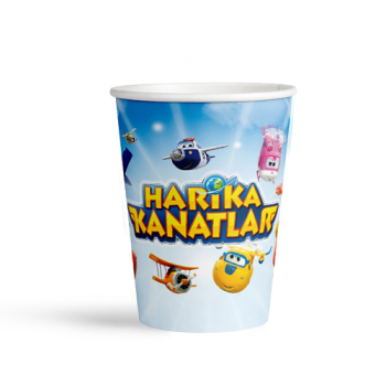 Harika Kanatlar Karton Bardak 8li Harika Kanatlar Karton Bardak 8li