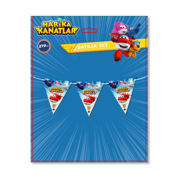 Harika Kanatlar Üçgen Bayrak Set Harika Kanatlar Üçgen Bayrak Set