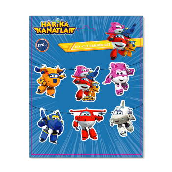 Harika Kanatlar DIY-CUT Özel Kesim Banner Harika Kanatlar DIY-CUT Özel Kesim Banner