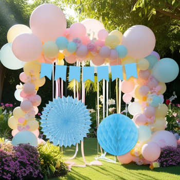 KF099 Mavi Kağıt Süs Seti KF099 Mavi Kağıt Süs Seti