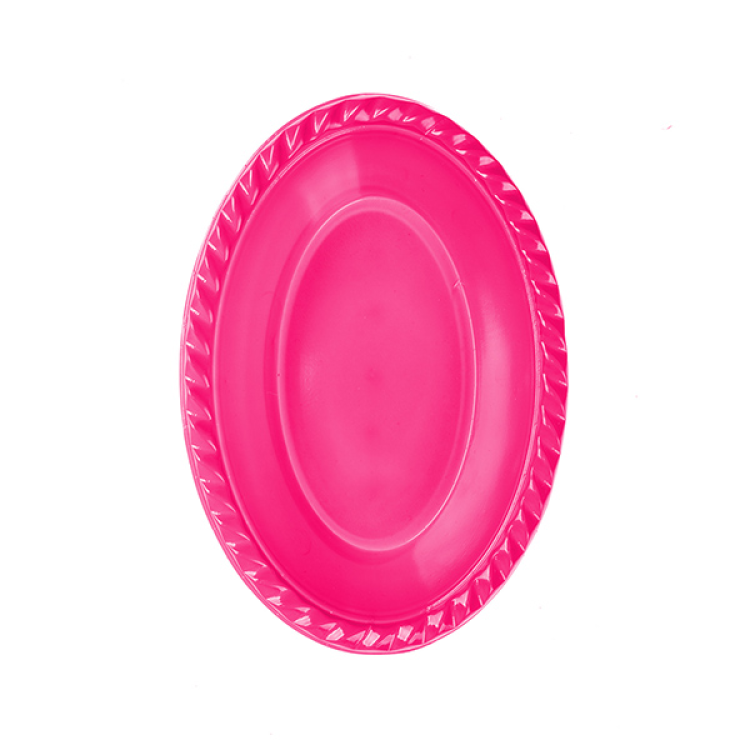 Plastik Oval Kase 8li -Şeker Pembe- Plastik Oval Kase 8li -Şeker Pembe-