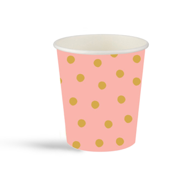 Karton Bardak Roll Up 8li -Pastel Düşler Somon- Karton Bardak Roll Up 8li -Pastel Düşler Somon-