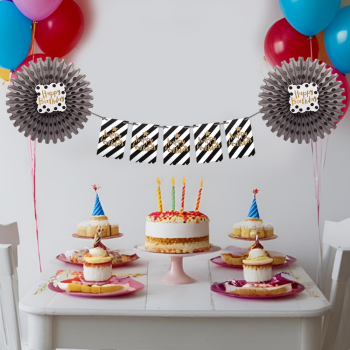 Yelpaze Afiş Süs D.Günün Kutlu Olsun Gümüş -KF117- Yelpaze Afiş Süs D.Günün Kutlu Olsun Gümüş -KF117-