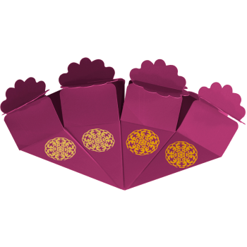 Şeker Külahı 24lü Mürdüm Altın Varak Şeker Külahı 24lü Mürdüm Altın Varak