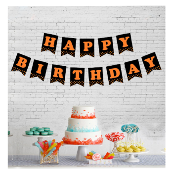 No:05 Happy Birthday Harf Afiş -Neon Turuncu- No:05 Happy Birthday Harf Afiş -Neon Turuncu-
