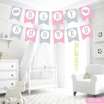 BNR77 Baby Shower Harf Afiş -Kız- BNR77 Baby Shower Harf Afiş -Kız-