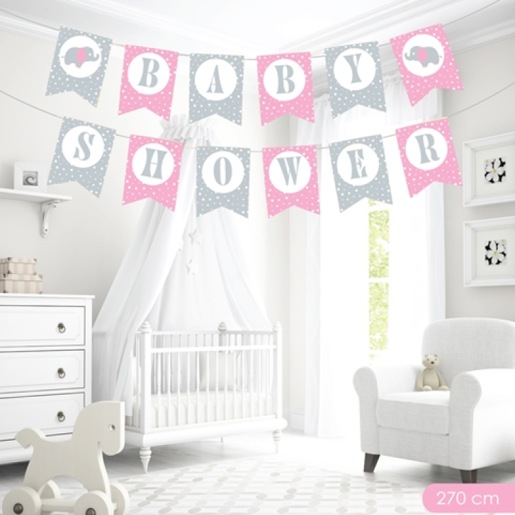 BNR77 Baby Shower Harf Afiş -Kız- BNR77 Baby Shower Harf Afiş -Kız-