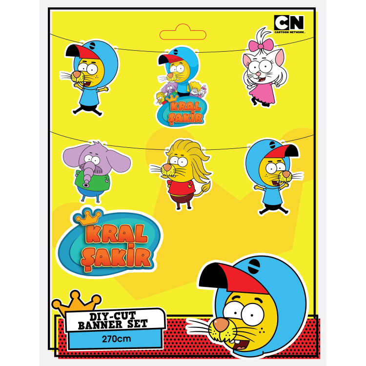 Kral Şakir DIY-CUT Özel Kesim Banner Kral Şakir DIY-CUT Özel Kesim Banner