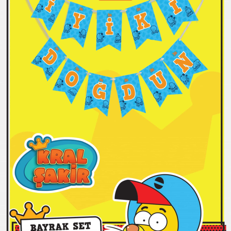 Kral Şakir Action İyi ki Doğdun Harf Afiş Kral Şakir Action İyi ki Doğdun Harf Afiş