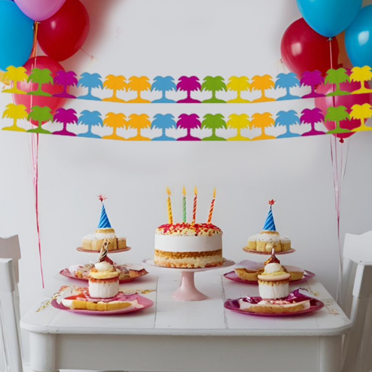 Kağıt Zincir Süs Palmiye -KF310- Kağıt Zincir Süs Palmiye -KF310-