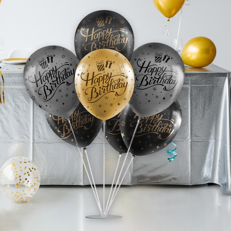 Kikajoy Balon Sunum Stant 75cm 7li