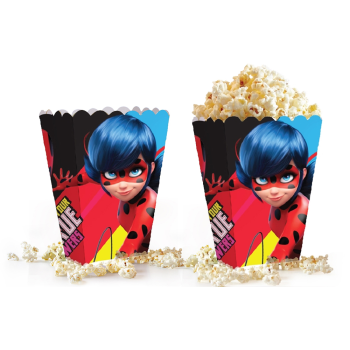 Popcorn Kutusu 10lu -Miraculous Super Heroez- Popcorn Kutusu 10lu -Miraculous Super Heroez-