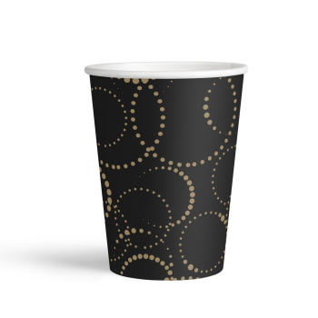 Karton Bardak 8oz 6lı -Elegant Siyah- Karton Bardak 8oz 6lı -Elegant Siyah-