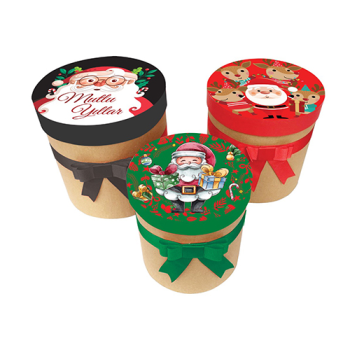 NoelBox Silindir Hediye Kutusu Seti 3lü NoelBox Silindir Hediye Kutusu Seti 3lü