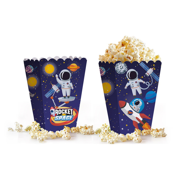 Popcorn Kutusu 8li -Rocket Space- Popcorn Kutusu 8li -Rocket Space-