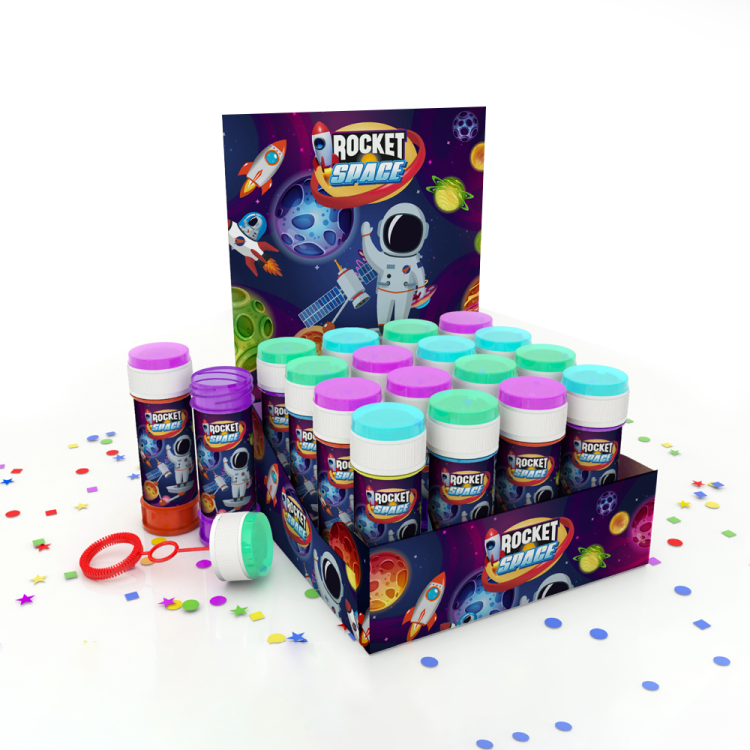 Köpük Balon Stantlı 36lı -Rocket Space- Köpük Balon Stantlı 36lı -Rocket Space-