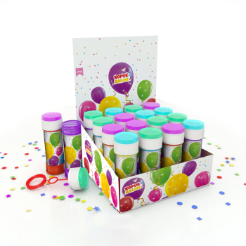 Köpük Balon Stantlı 36lı -Sparkling Balloons-