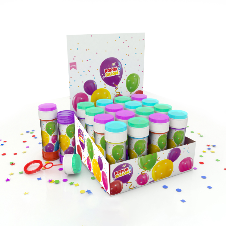 Köpük Balon Stantlı 36lı -Sparkling Balloons- Köpük Balon Stantlı 36lı -Sparkling Balloons-